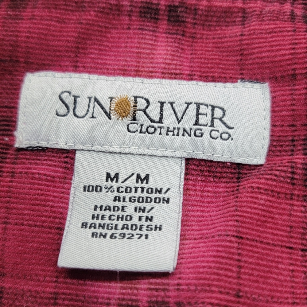 Upcycled Biker Moto Flannel Shirt Shacket Harley Davidson Patch & Fringe - Picture 13 of 13